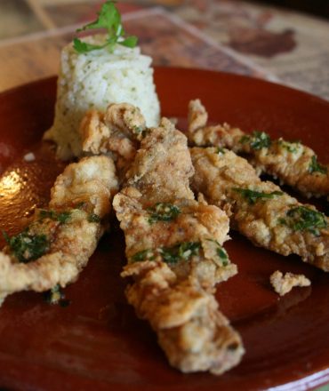 Filetes de Peixe com Arroz e Cilantro​